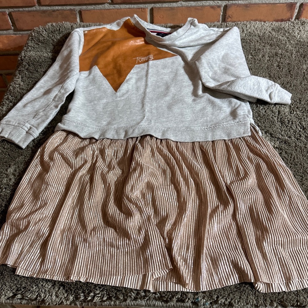 Tommy Hilfiger Long Sleeve Dress Girls Size 12 used good condition